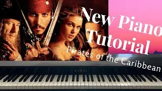 Pirati dei Caraibi - Nuovo  Piano tutorial suonato lentamente!