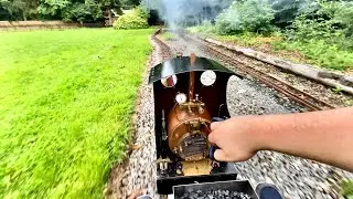Driving 3 Miniature Locomotives at the Tees Cottage Miniature Railway (Steam, Petrol & Battery)