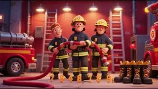 Fire Truck ABC Math Song 🚒 | Learn Letters & Numbers | Nursery Rhymes & Kids Songs