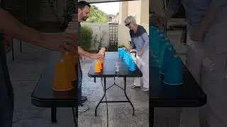 Marshmallow Water in the Face Game #funnygames #funnygamechallenge #partygamechallenge #gameshorts