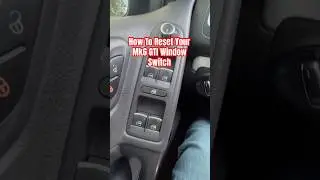 Как сбросить настройки переключателя стеклоподъемника Mk6 GTI #gti #mk6gti #howtoreset #windowswi...
