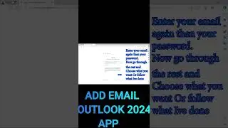 ADD EMAIL ADDRESS OUTLOOK 2024 | #howto #tutorial #short #windowstutorial #windowstipsandtricks