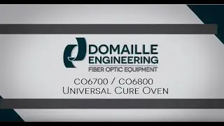 Domaille Engineering - Universal Cure Oven 2019