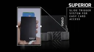 Slim Enough!? - BEST EDC Gear Minimalist Wallet 2020 - The HYBRID RFID Cardslide - FIDELO Wallet