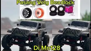 PASANG VELG BEADLOCK DAN BAN GOODLIFE DI RC MN128!!