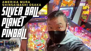 The Best Place to Play Pinball is at the Silver Ball Planet at the Big Step Shinsaibashi Osaka