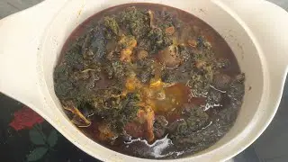 How to cook healthy Afang soup with detailed tutorial/ the igbo traditional soup recipe