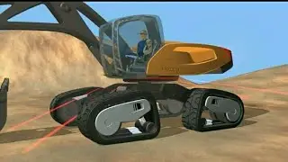 New Volvo's future excavator concept