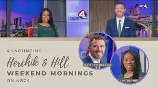 New weekend anchor team Herchik and Hill
