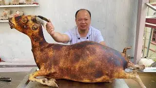 goat hotpot with Chinese herbs. best goat recipe // cooking alone