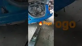 estourou fusca fogo