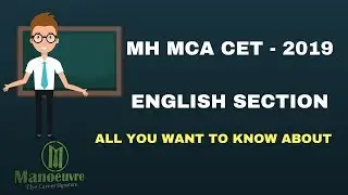 MH MCACET  2019 - ENGLISH SYLLABUS (ALL YOU WANT KNOW) BY MANOEUVRE