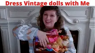 Dressing dolls up video original hard to find outfits Barbie /Topper Dawn 70's collecting Vintage
