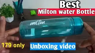 Milton 😀plastic  water Bottle Unboxing video Best Milton bottle full details