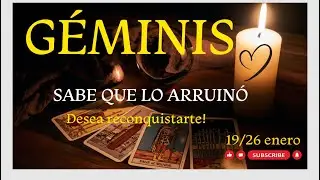 Géminis ♊✨ Reconoce sus errores y vuelve por este amor ❤
