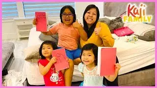 Ryan Surprise Mommy with DIY Books with Emma and Kate!!!