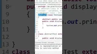 Class must be declared as abstract if it has abstract method | #java