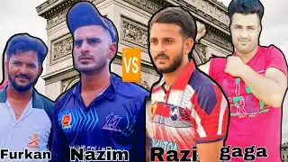 Razi and Gaga vs Nazim and furkan kashipur double wicket mukabla #cricket #cricketfan