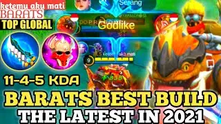 BARATS BEST BUILD IN 2021 | TOP GLOBAL BARATS ketemu aku mati - MOBILE LEGENDS