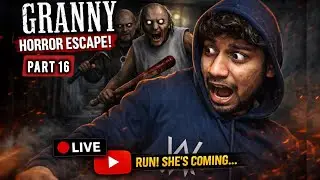 Granny & Grandpa Chase Me😨 | Horror Escape LIVE PART 16. #shorts #verticallivestream