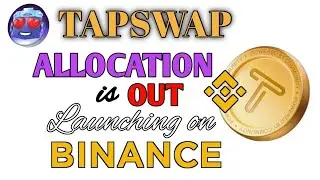 Check Your TAPS Allocation, Launching on Binance, 10 Tickets Received || TAPSWAP New Update