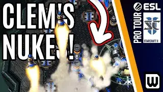 Starcraft 2: CLEM'S TRIPLE NUKES! Clem (Terran) vs GunGFuBanDa (Protoss)