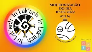 Sincroniza&ccedil;&atilde;o do dia 07/07/2022 - Kin 50 (Cachorro Espectral Branco)