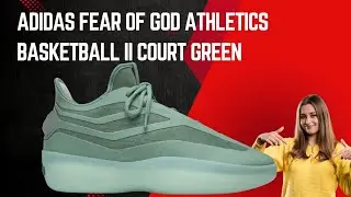 Adidas Fear of God Athletics Basketball II Court Green
