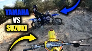 YAMAHA YZ 125 VS SUZUKI RM 125 | PODJAZDY, WYŚCIGI, JAZDA NA KOLE I WIELE WIĘCEJ