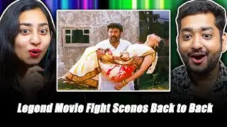 REACTION - Legend Movie Fight Scenes | Vol 2 | Balakrishna, Jagapathi Babu