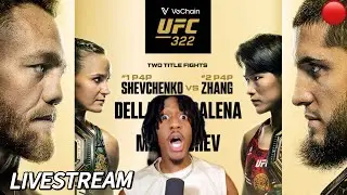 UFC 322 Makhachev vs Della Maddalena Fight Companion | LIVESTREAM