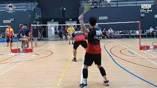 QATAR BADMINTON | TRB in Battledore Season 2 - Sherwin & Jonathan vs Raymond & RJ