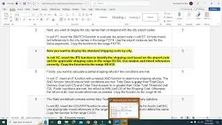 Exp19_Excel_Ch07_CapAssessment_Shipping | Excel Chapter 7 Capstone Assessment &ndash; Shipping #exp22