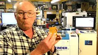 NEW Thunder Laser Nova 35, engraving, RDworks + speed, power and reverse scan line compensation