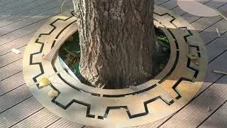 Strong and beautiful: revealing the production process of weathering steel tree grates