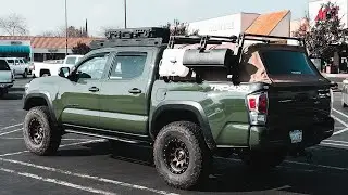 Установка стеллажа для кровати Uptop Overland Truss (совместимого с мягким верхом)
