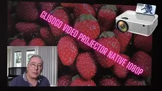Glisogo Video Projector Native 1080P Wi-Fi Mini Projector 8000 Lumens