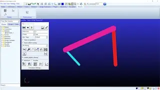 MSC Adams | Example 8: Four Bar Velocity