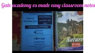 madeasy notes vs gate academy control system which one is the best