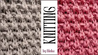 [Bulgarian] An original model of a double-side relief knitting pattern. A trendy knitting pattern.