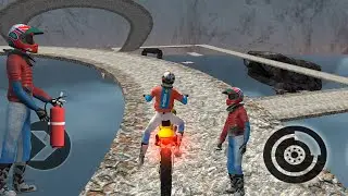 Tricky Moto Bike Trail Master - Yellow Bike Driving Impossible Stunts - Android Gameplay 3D