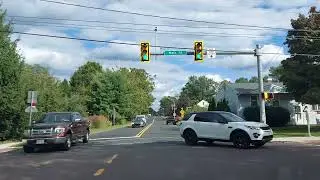 Driving from Quakertown to Pennsburg, Pennsylvania