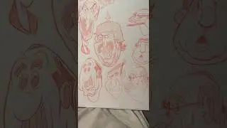 🔥 Creating Original Characters By Hand 🔥 #art #drawing #sketch