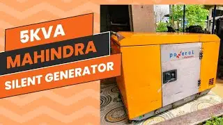 MAHINDRA 5KVA SILENT GENERATOR#dieselgenerator #mahindragenerator#automobile #portablegenerator