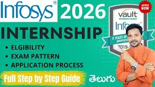 How to Apply for Infosys Internship 2026 | Step-by-Step Application Guide in Telugu