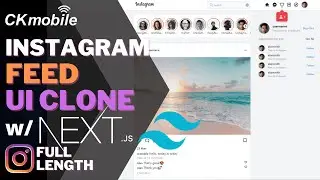 Let's build an Instagram home page UI clone with Next.js and TailwindCSS🚀🚀🔥🔥