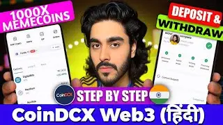 Web3 CoinDCX tutorial (Hindi) No tax ✅ | MEME Token Trading with INR₹ 🇮🇳 | Web3 Wallet CoinDCX