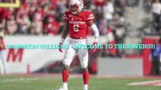 Damarion Williams//DB - Welcome to The Ravens!!!!!