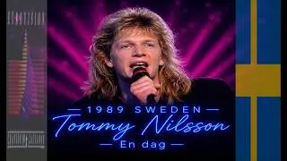 eurovision 1989 Sweden 🇸🇪 Tommy Nilsson - En dag ᴴᴰ