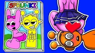 Making INCREDIBOX SPRUNKI Game Book 📚(HELP Sprunki Love Story x Old Oren | Sam Game Book DIY Paper)